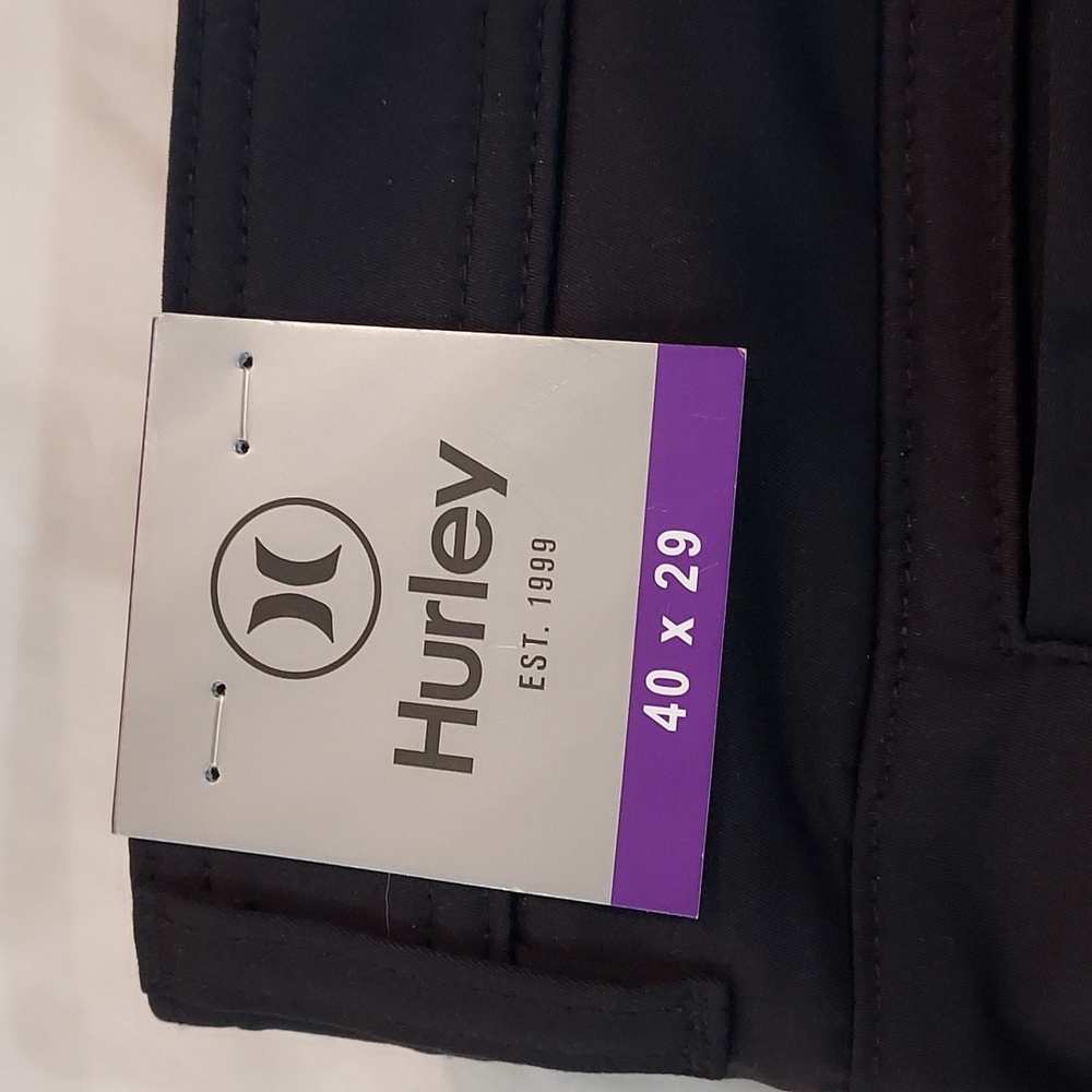 Hurley Men's Flat Front Jet Set Tech Pants 40x29 - Picture 5 of 10